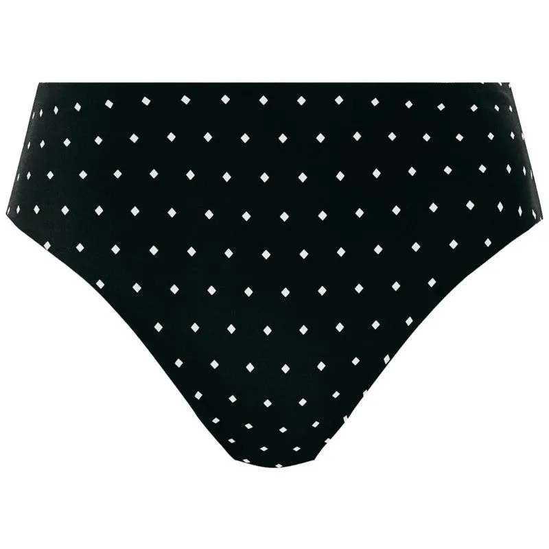 Jewel Cove High Waist Bikini Brief Black Diamond Print - Freya Swim