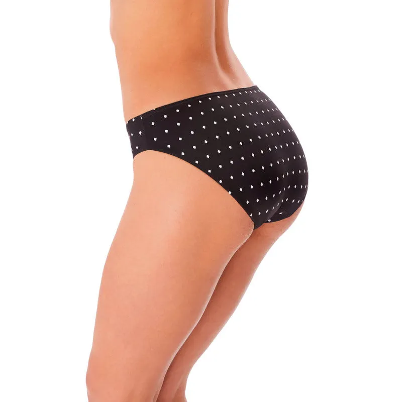 Jewel Cove Hipster Bikini Brief Black Diamond Print - Freya Swim