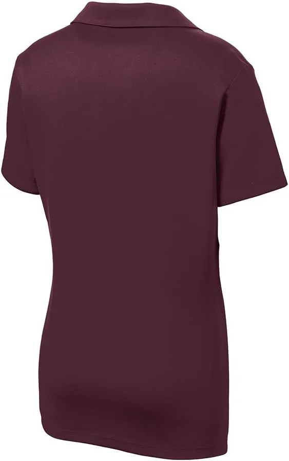 Joe's USA Women's Dri-Equip Short Sleeve Racer Mesh Polo Shirts in Size XS-4XL