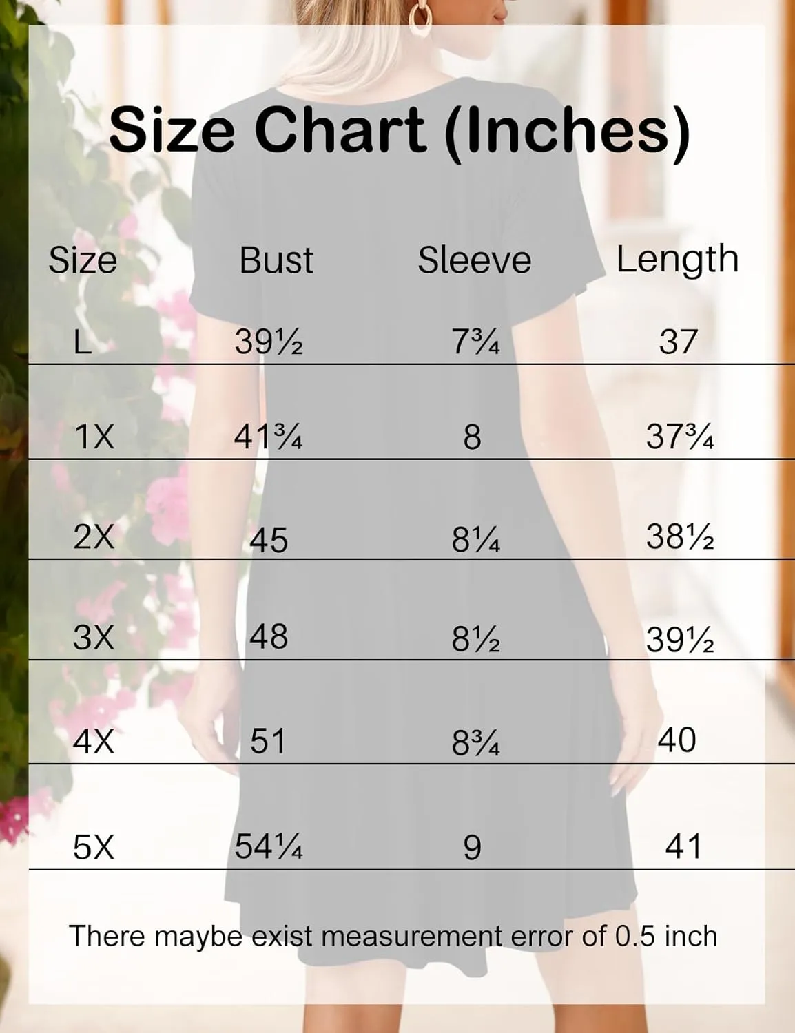 JollieLovin Women T Shirt Plus Size Summer Swing Dresses Short Sleeve V Neck Loose Casual Dress(L-5X)