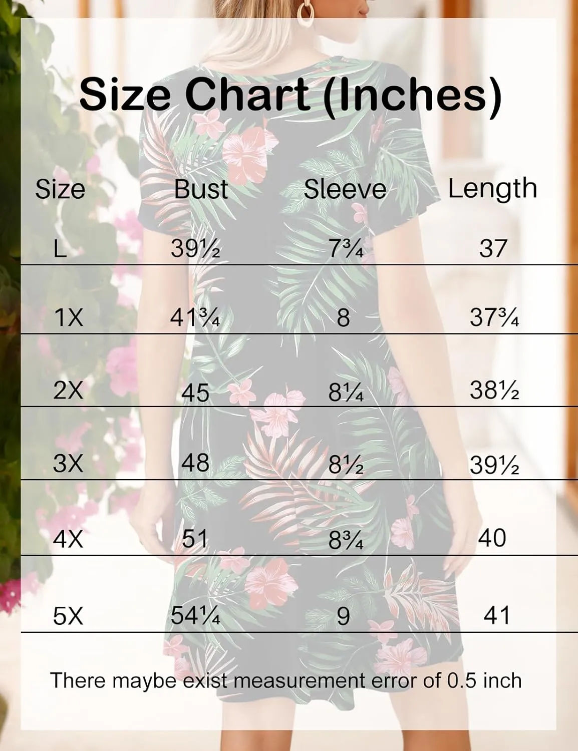 JollieLovin Women T Shirt Plus Size Summer Swing Dresses Short Sleeve V Neck Loose Casual Dress(L-5X)