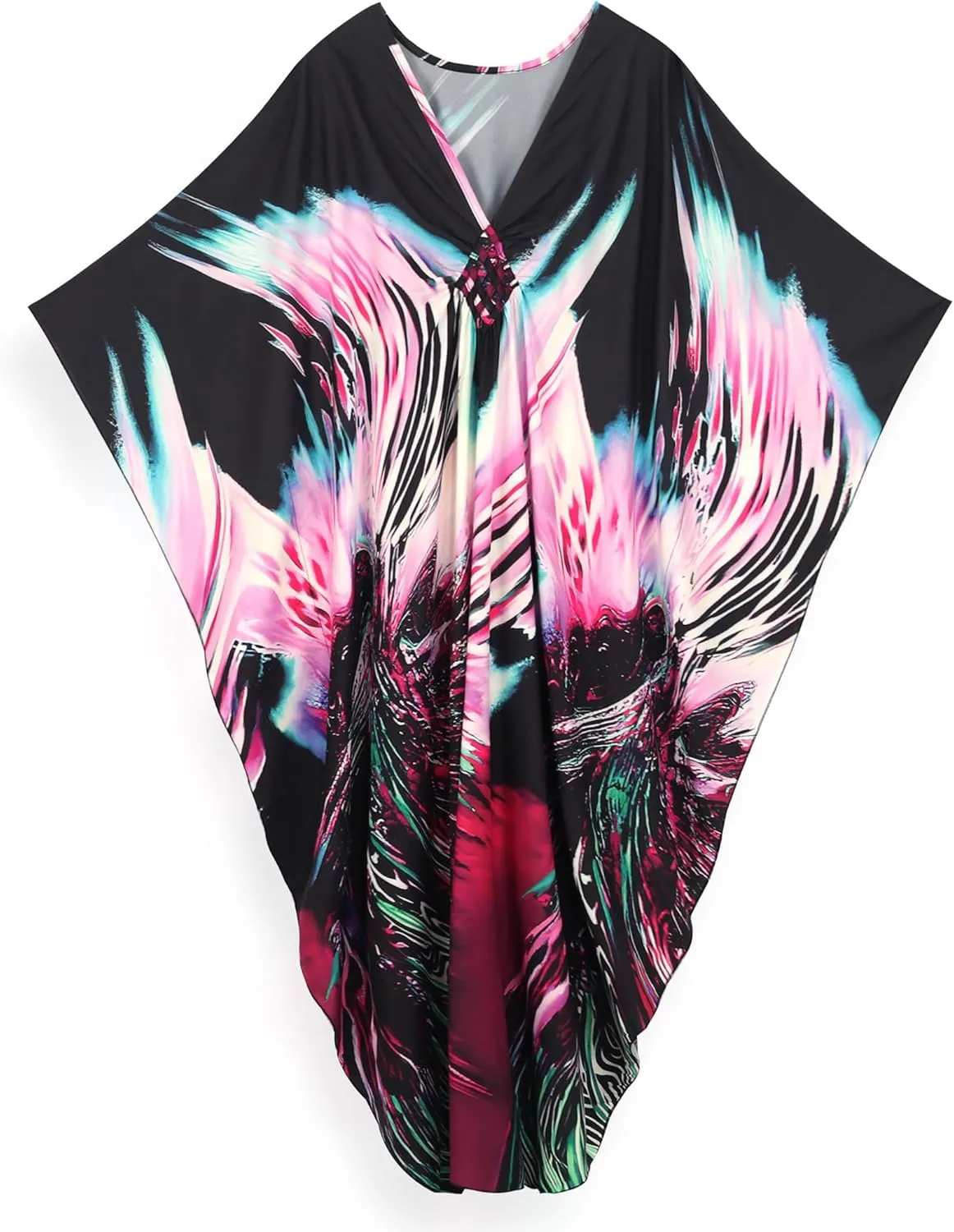 Kaftan Dresses for Women Plus Size Caftans Loungewear Swimsuit Coverup Butterfly Maxi Beach Dress Lightweight Muumuu