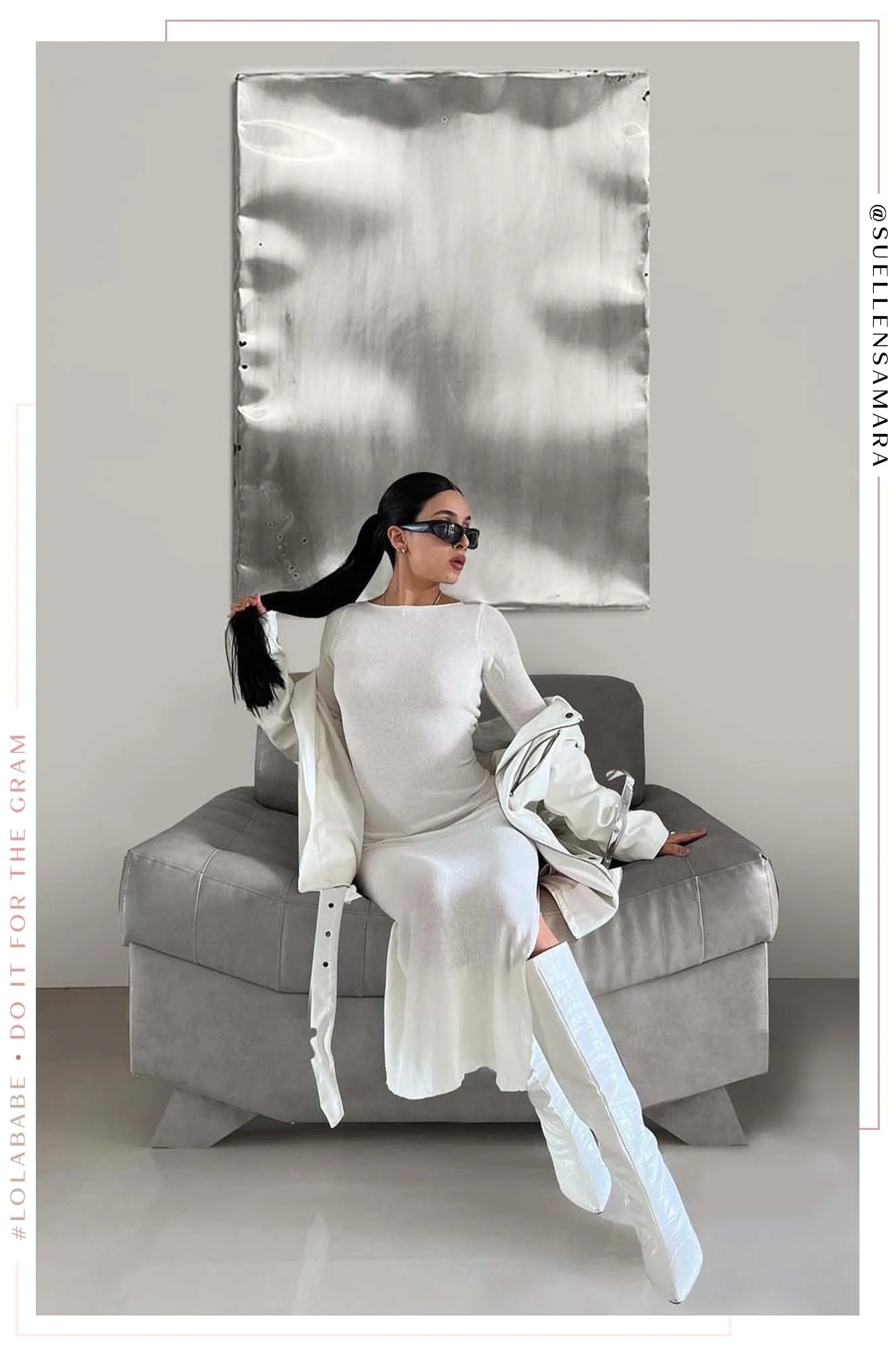 Main Event Knit Maxi Dress - White