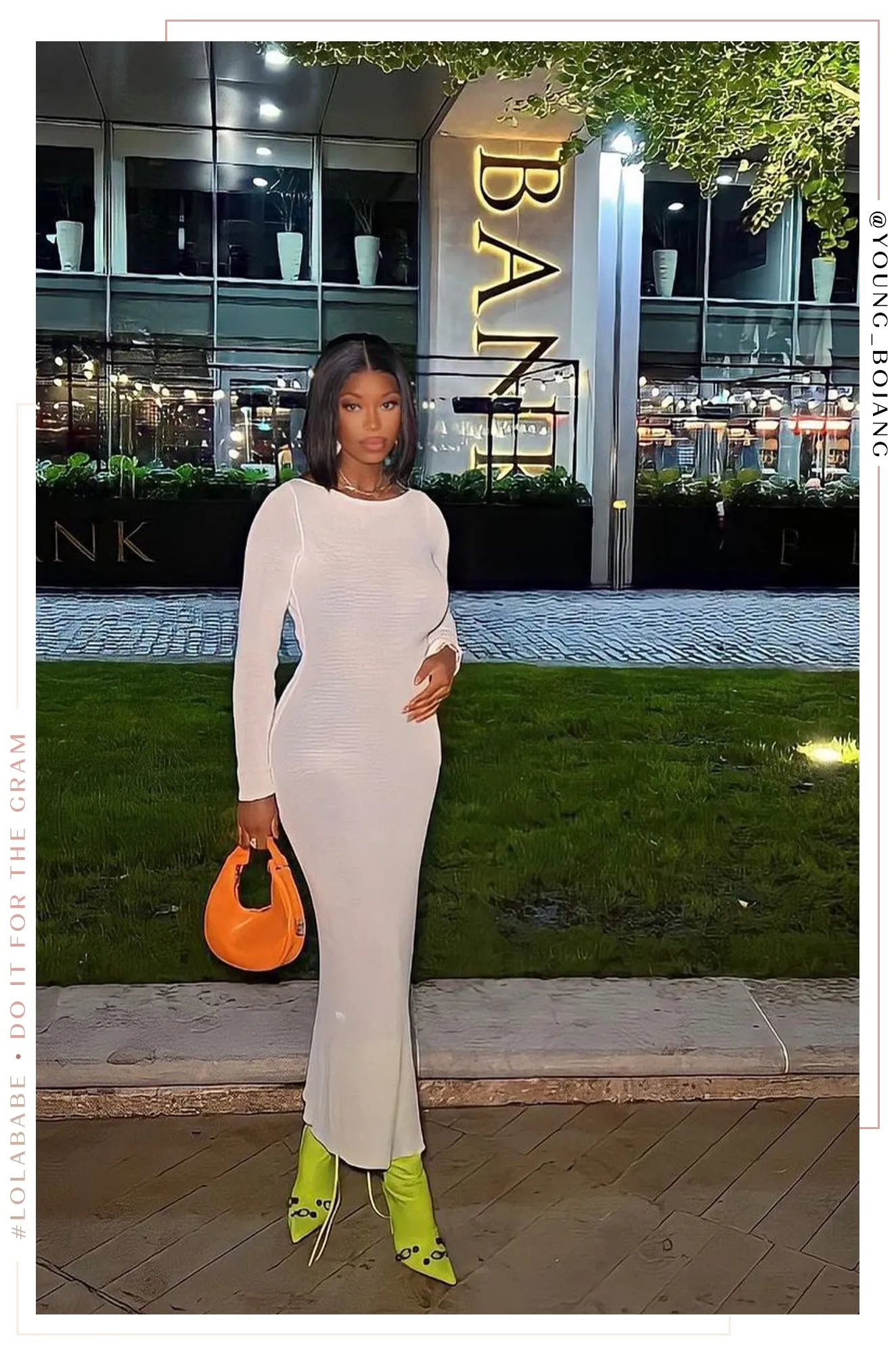 Main Event Knit Maxi Dress - White