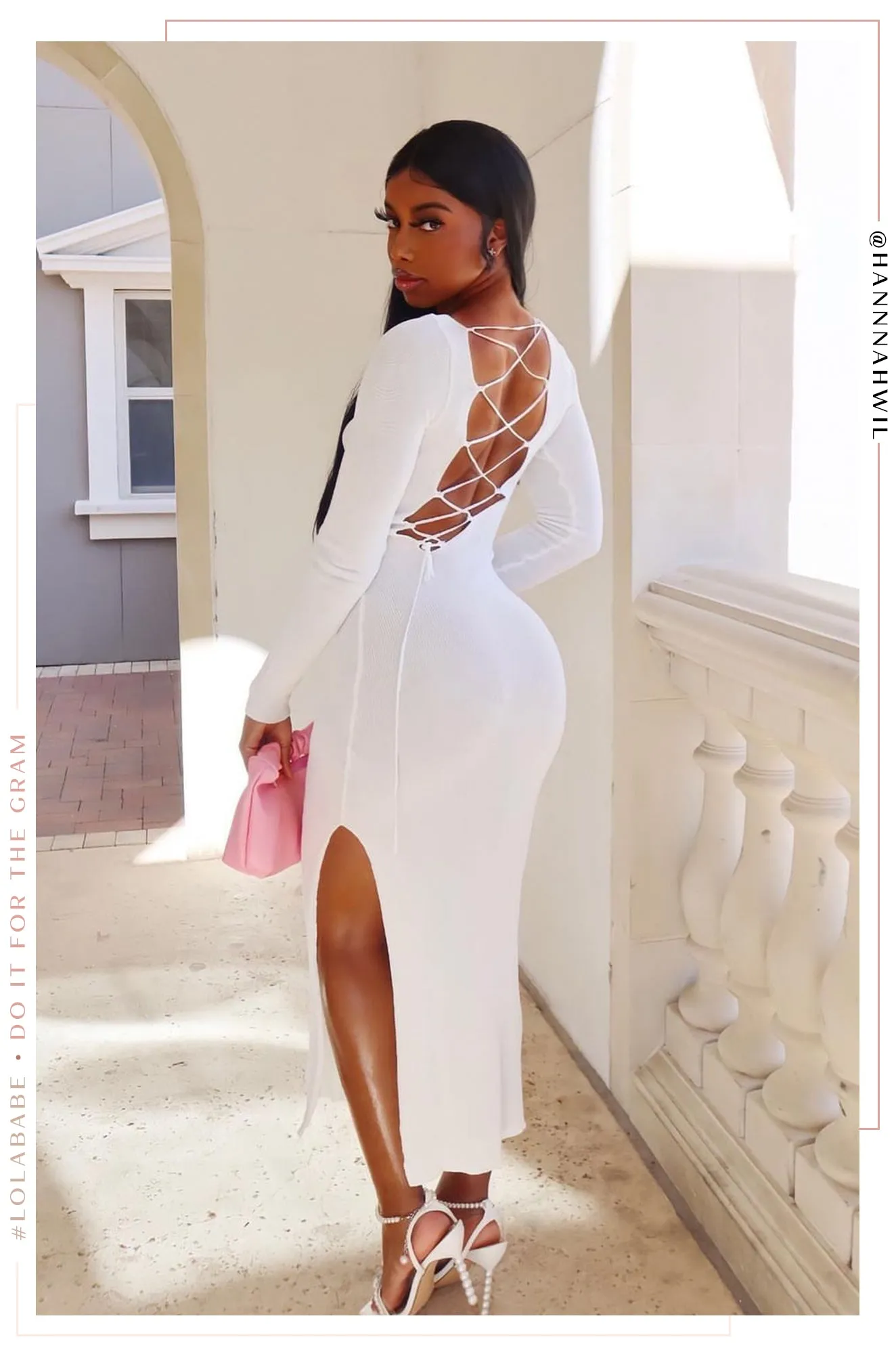 Main Event Knit Maxi Dress - White