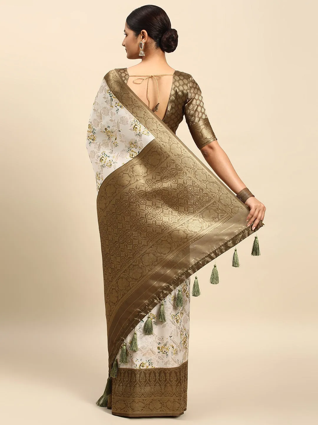 Mehendi Green Breathtaking Soft Silk Saree