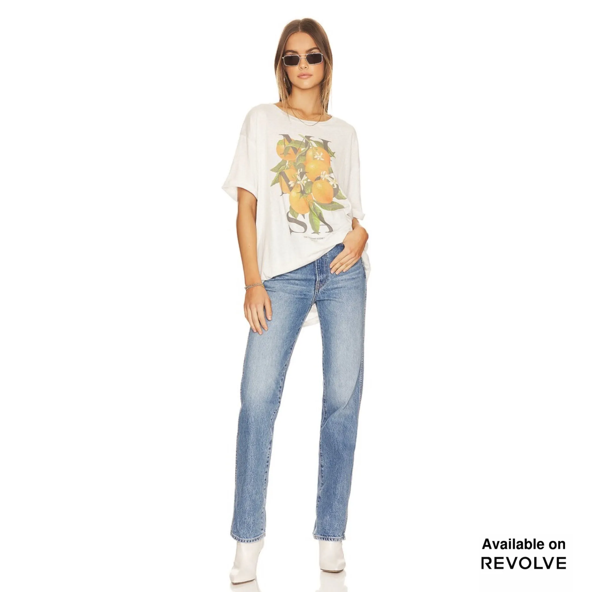 Mimosa - Oversized Tee - Pebble Heather