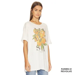 Mimosa - Oversized Tee - Pebble Heather