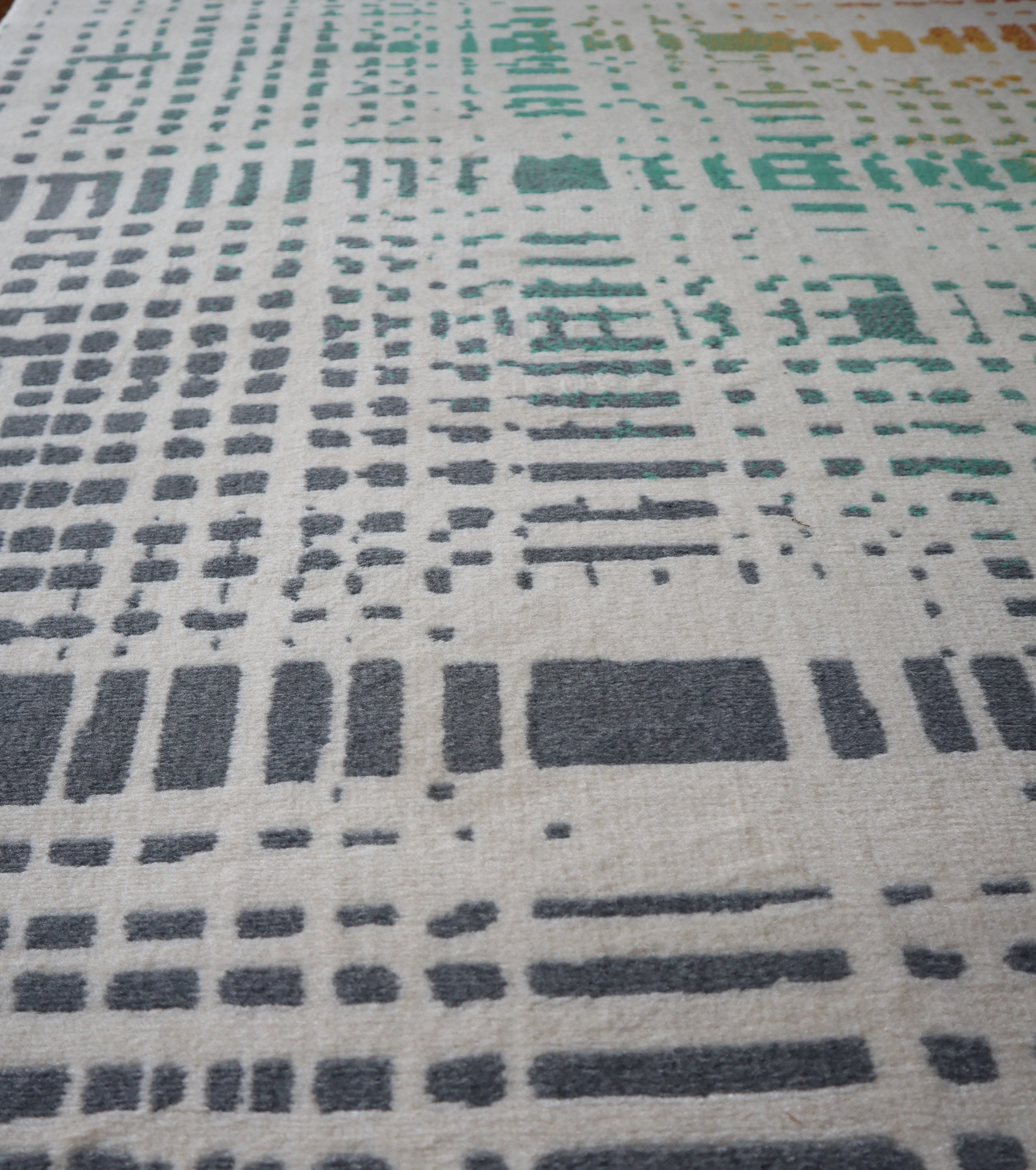 MULTI FACET Contemporary Geometric Rug, Multi colour