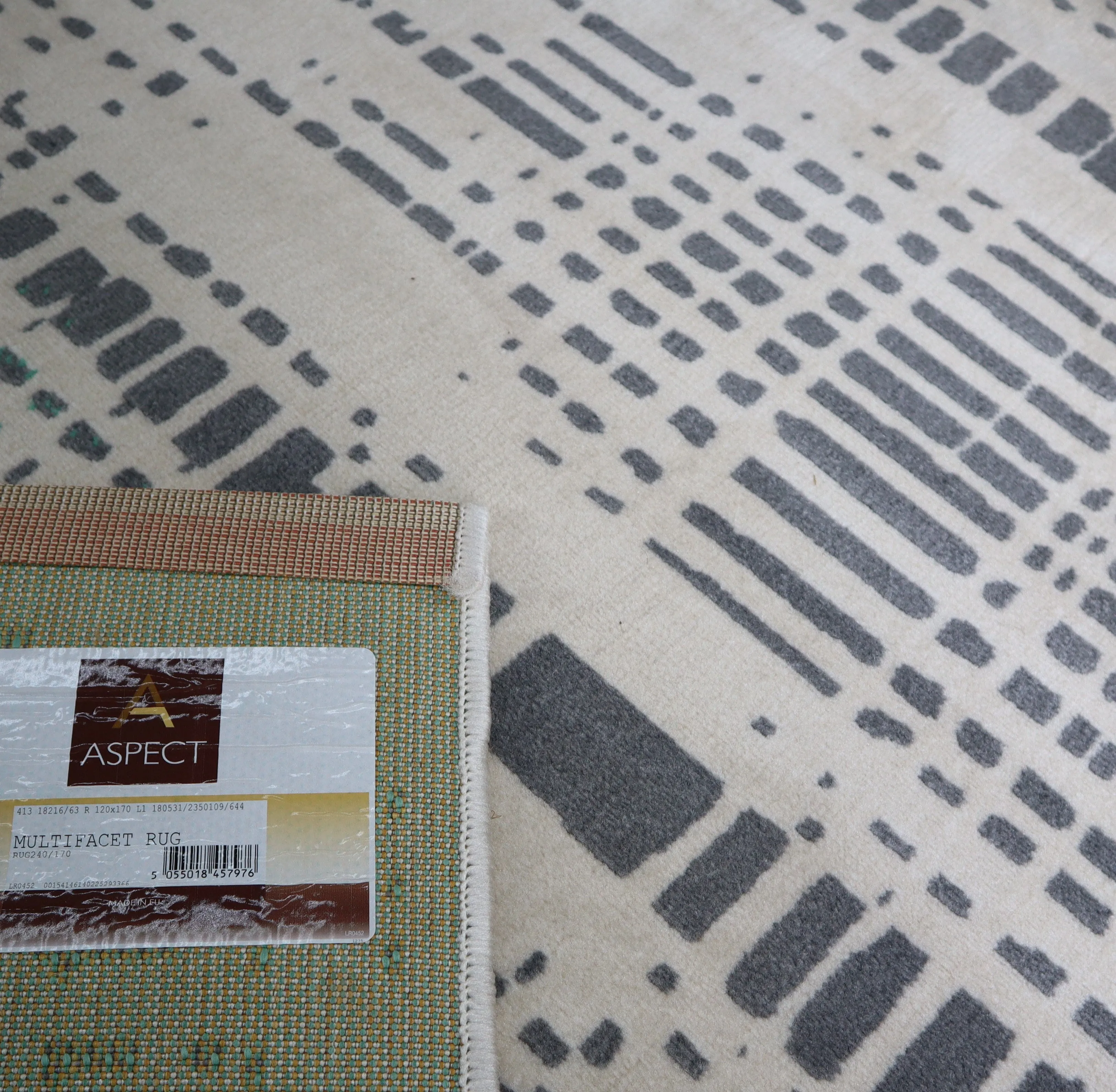 MULTI FACET Contemporary Geometric Rug, Multi colour