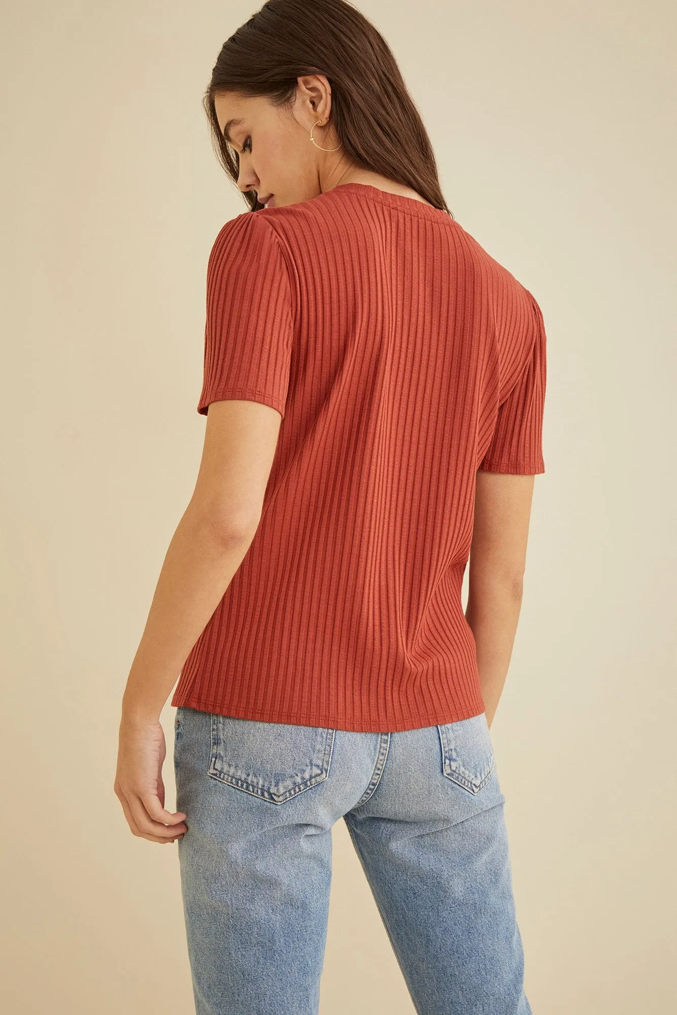 Odilia Ribbed Tee