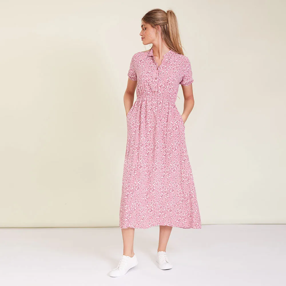 Parker Dress (Rose Floral)