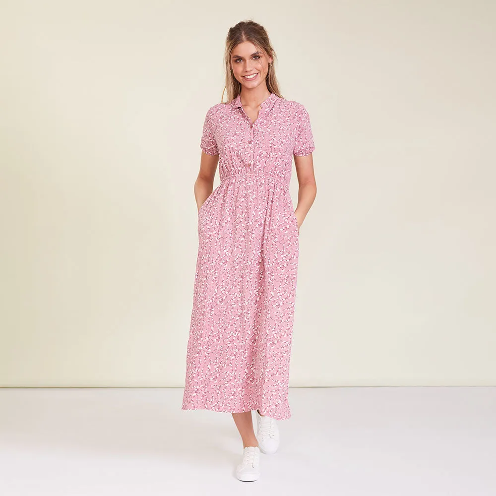 Parker Dress (Rose Floral)