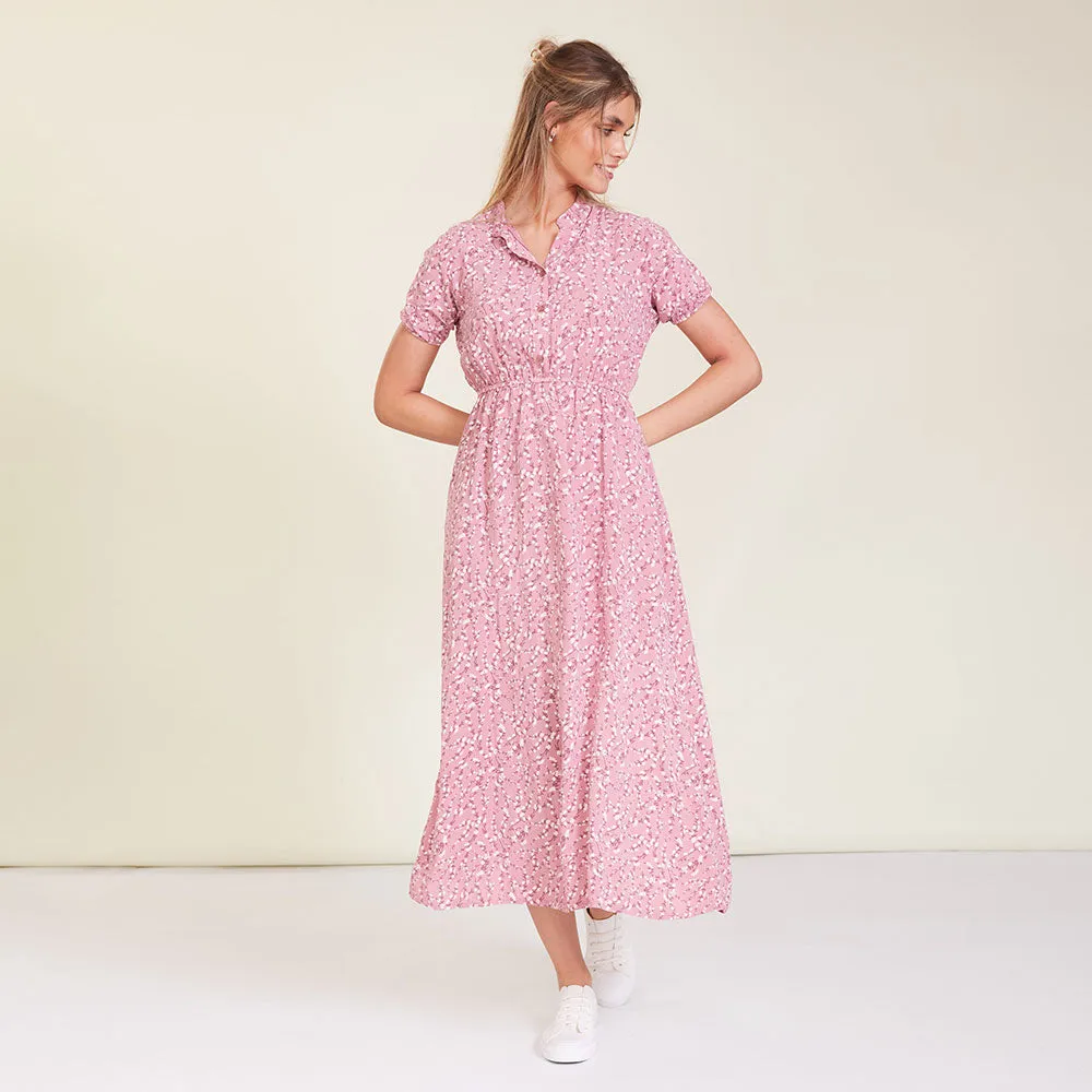 Parker Dress (Rose Floral)