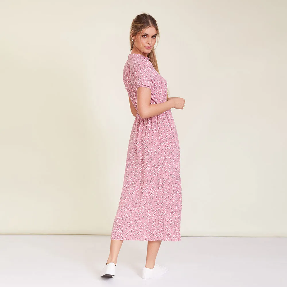 Parker Dress (Rose Floral)