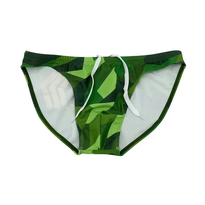 Red Disco Low Cut Swim Brief