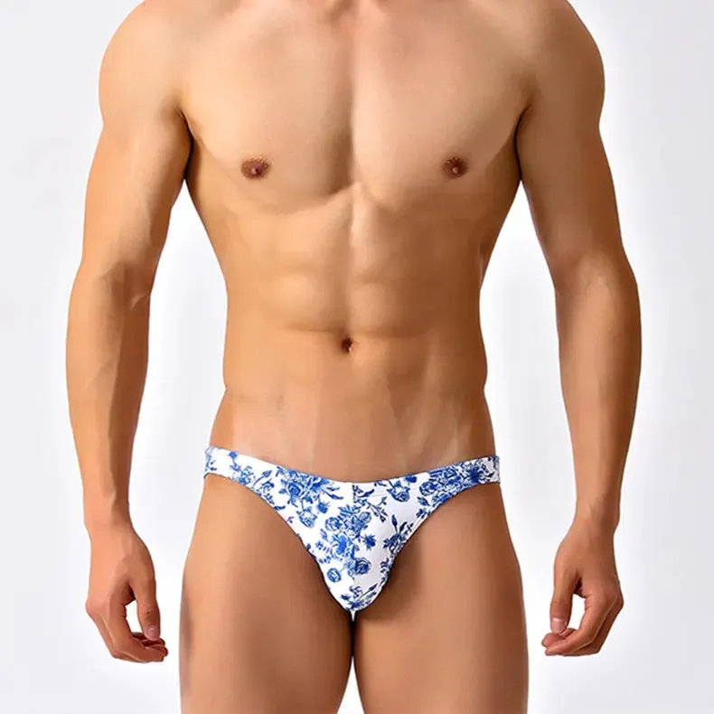 Red Disco Low Cut Swim Brief
