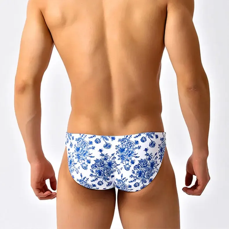 Red Disco Low Cut Swim Brief