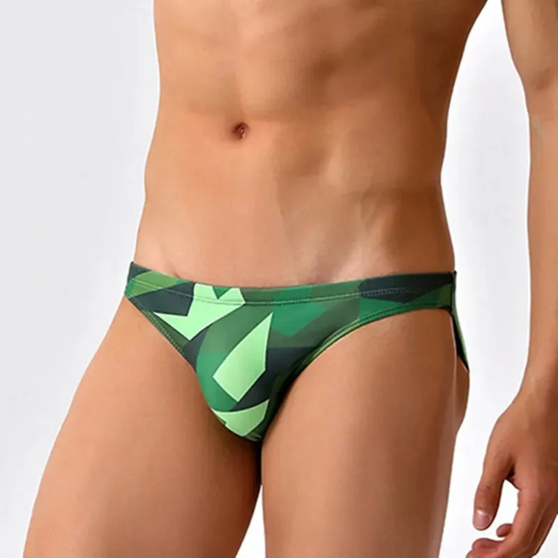 Red Disco Low Cut Swim Brief