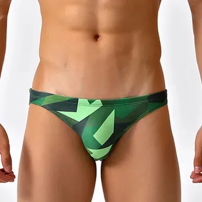 Red Disco Low Cut Swim Brief