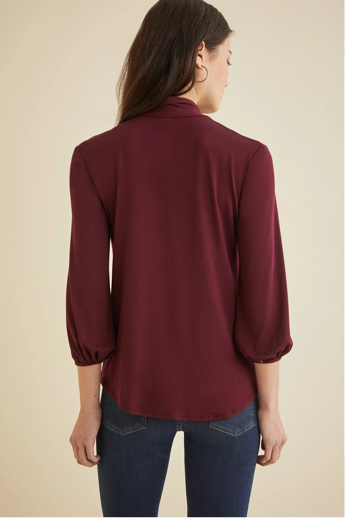 Reeta Tie Neck Top