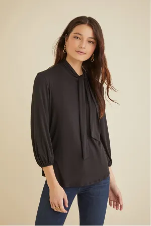 Reeta Tie Neck Top