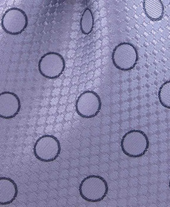 Silver & Gray Polka Dot Necktie