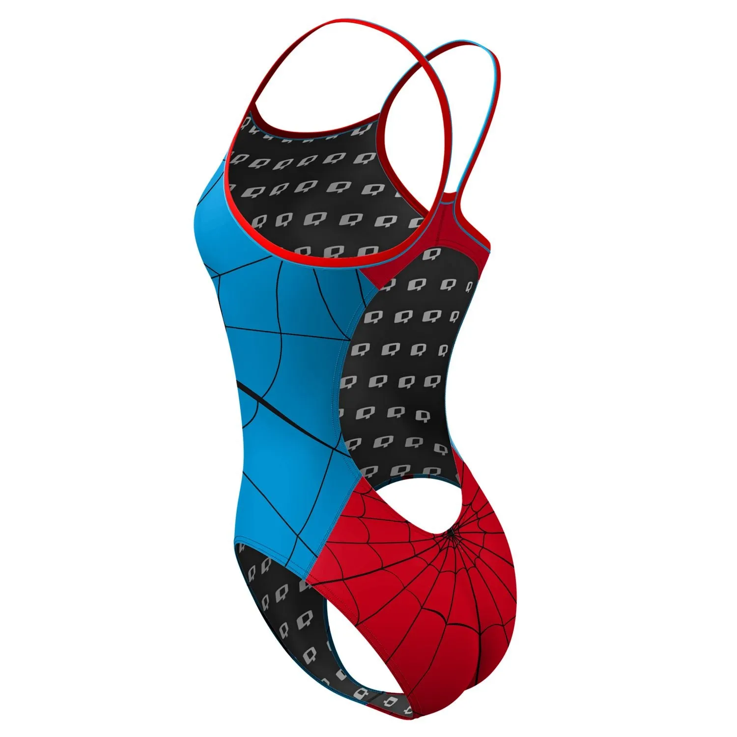 Spider 2.0 Swimmer Skinny Strap Swimsuit
