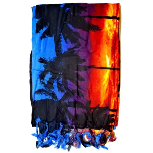 Sunset Premium Sarong - Breezy Outfits Swimsuit Beach Wrap Cover Ups
