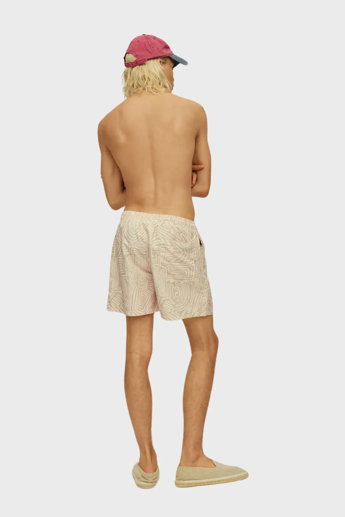 Swim Shorts in Cream Golconda