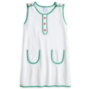 Terry Maizy Shift -- White with Green