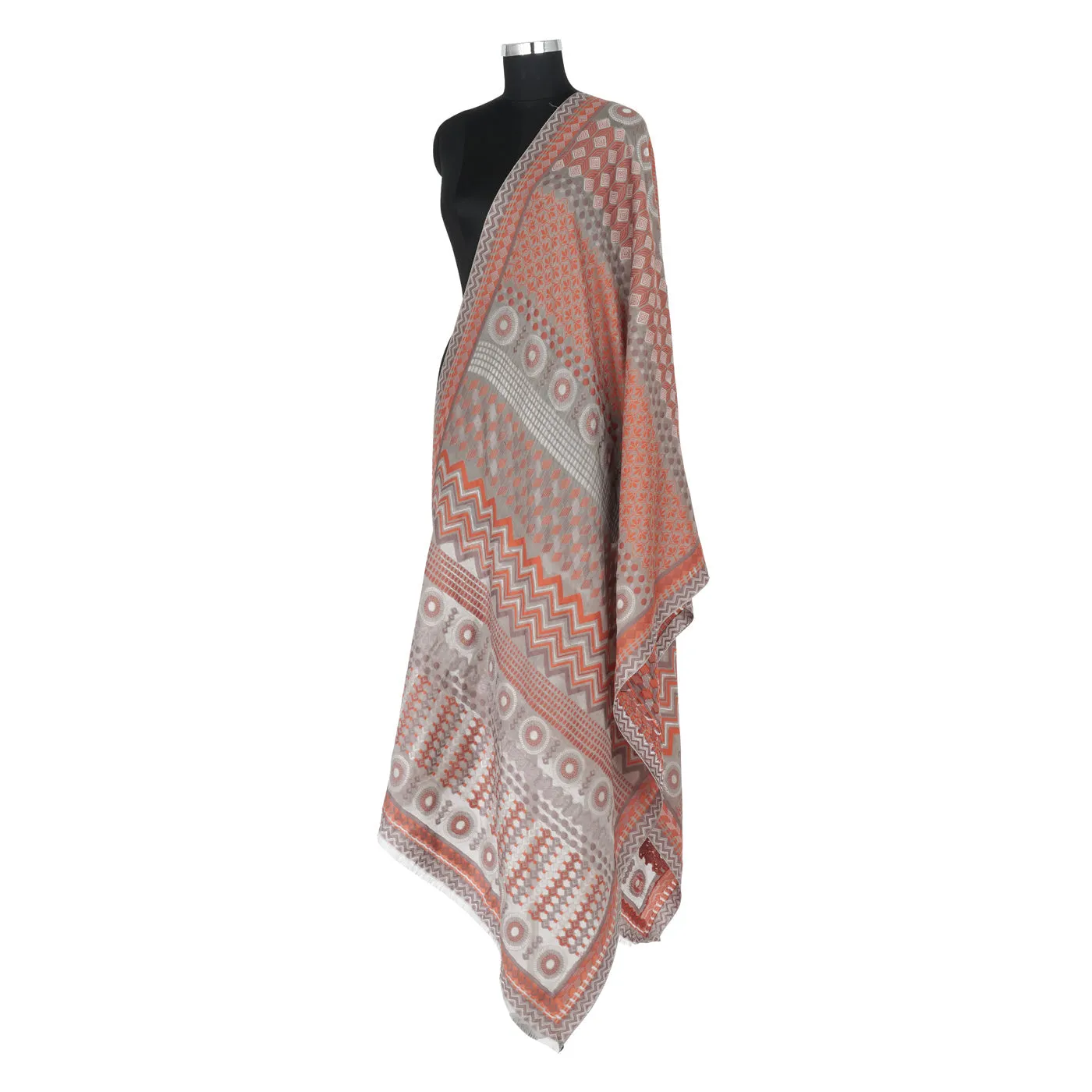 Tishnagi: The Geo Building Blocks Jacquard Dupatta