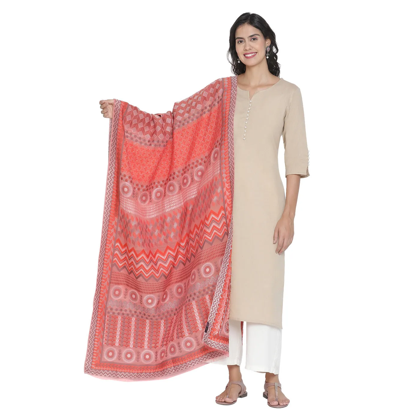 Tishnagi: The Geo Building Blocks Jacquard Dupatta