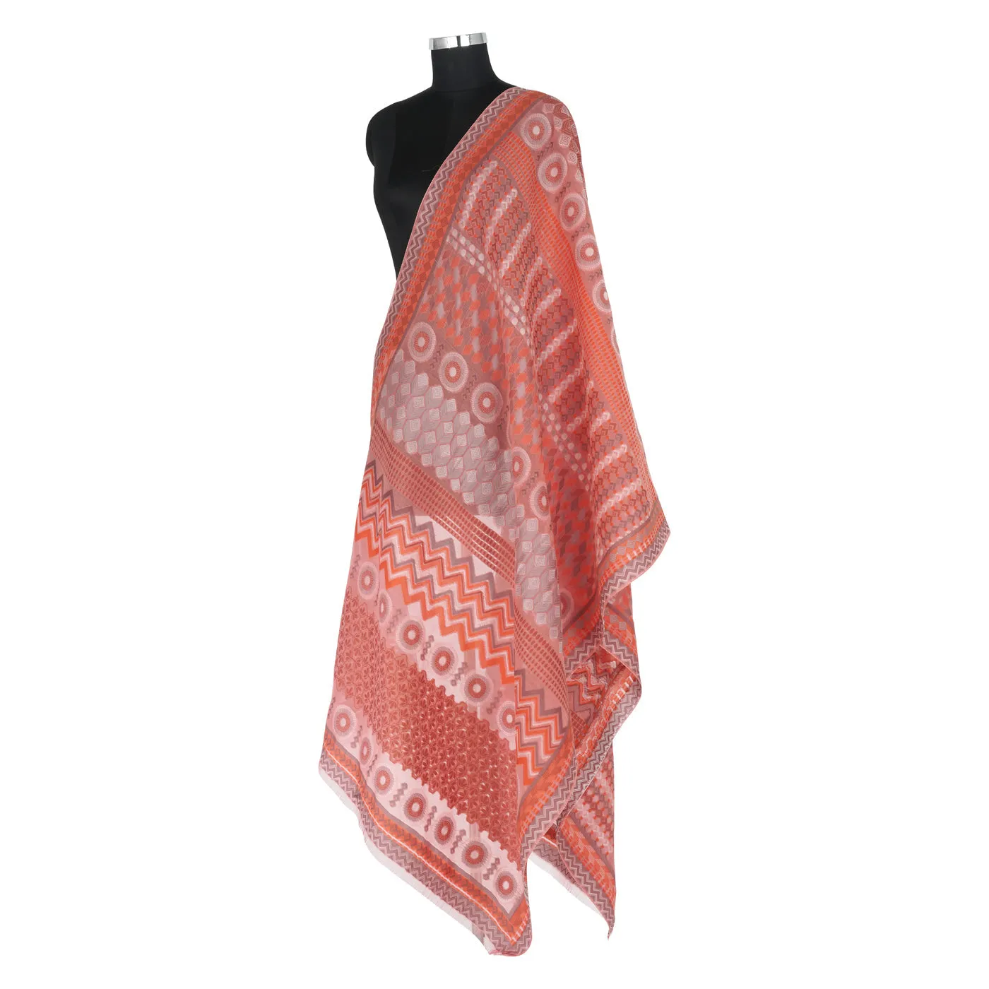 Tishnagi: The Geo Building Blocks Jacquard Dupatta