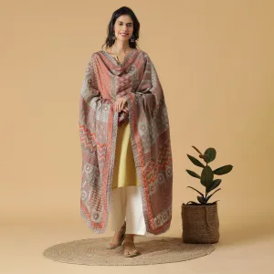Tishnagi: The Geo Building Blocks Jacquard Dupatta