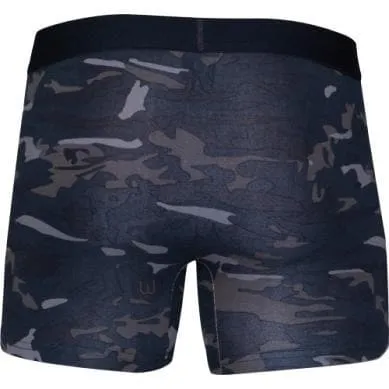 Wood Men's Super Soft Modal Blend 3 in Inseam Boxer Brief with Fly Forest Camo