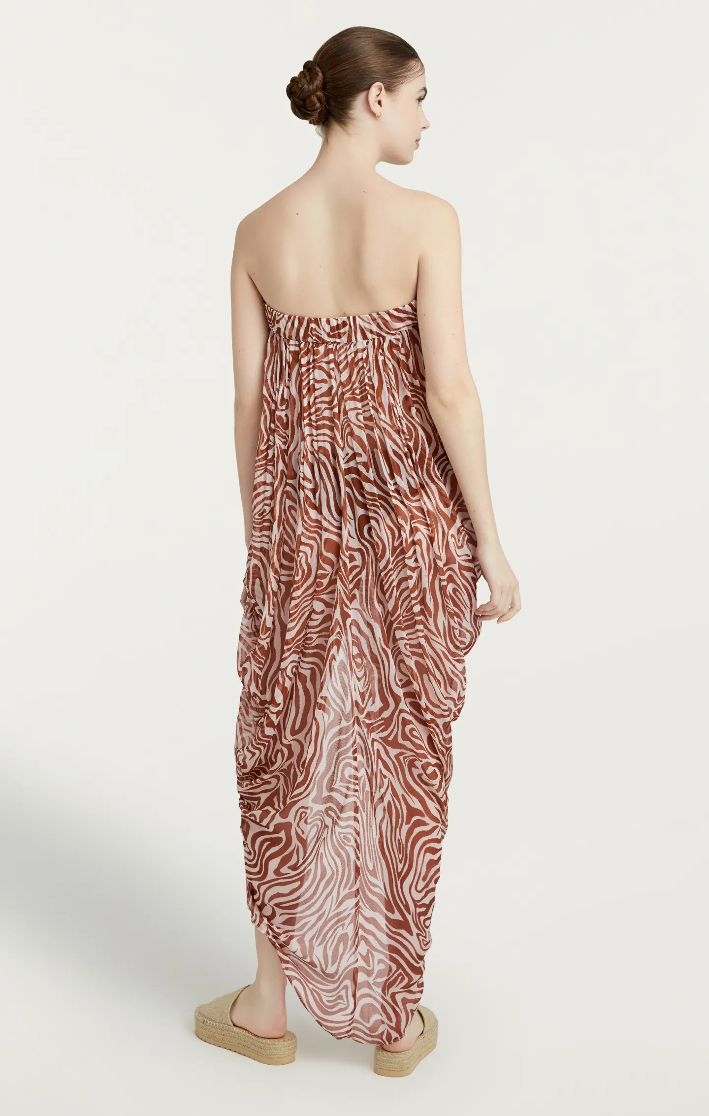 Woodblock Zebra Libbie Coverup
