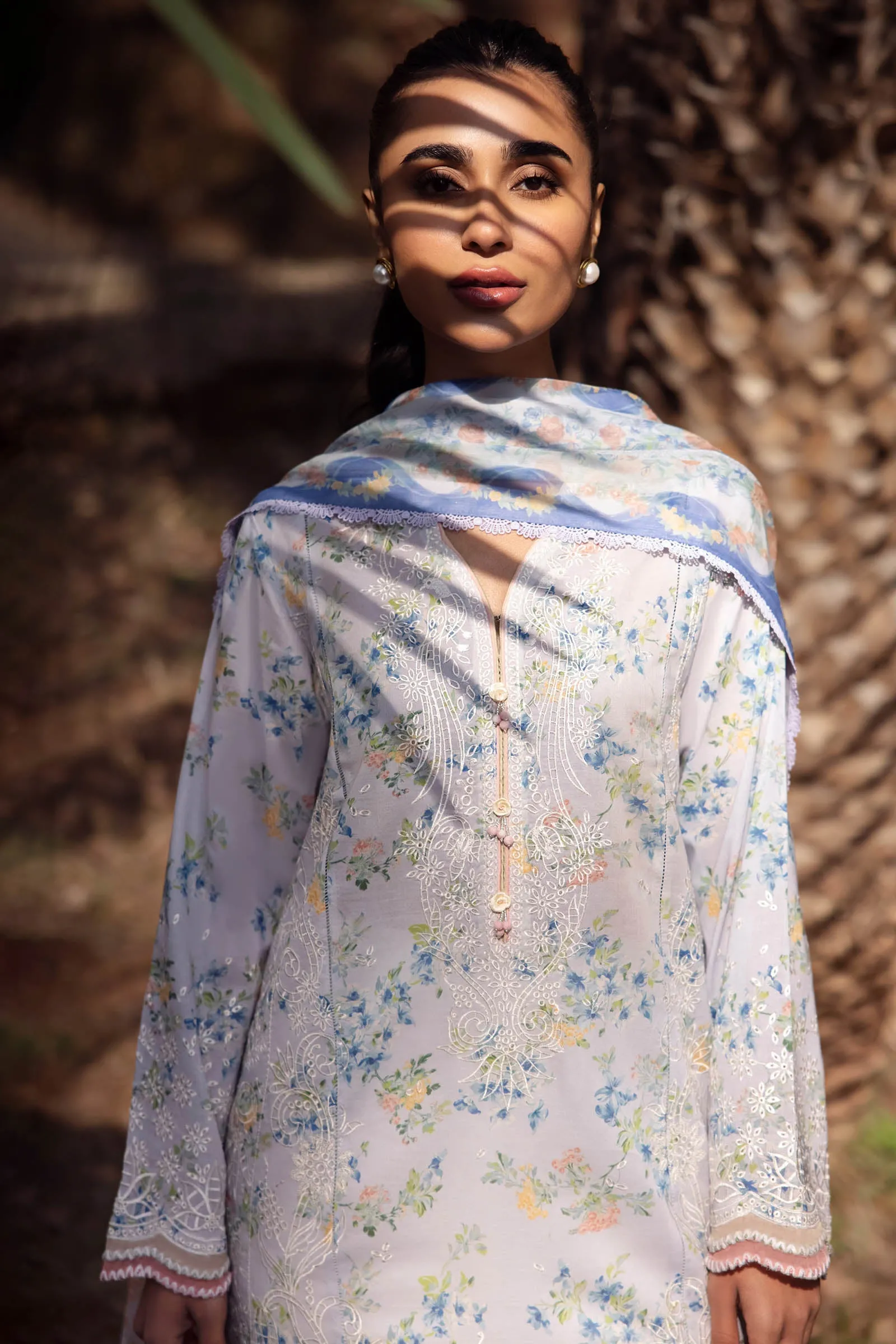 Zaha Luxury Lawn Collection 2024 – AYSEL (ZL24-03 B)